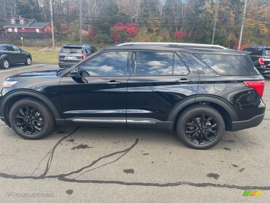 2021 Explorer Limited 4WD - Agate Black Metallic / Ebony photo #6