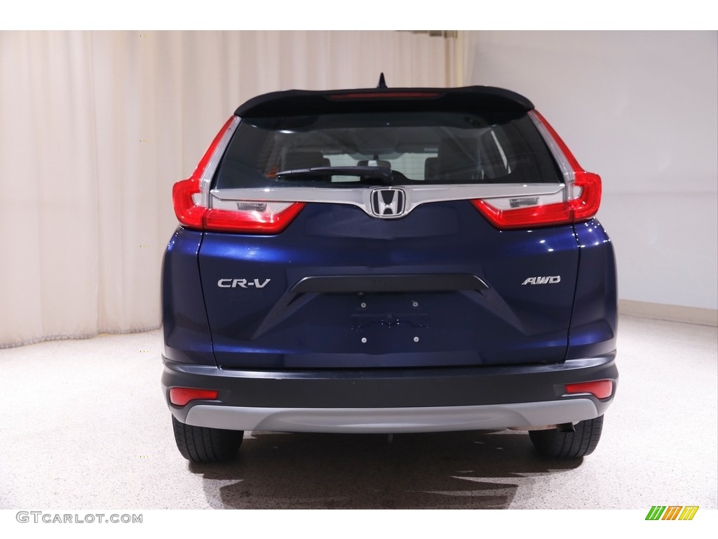 2017 CR-V LX AWD - Obsidian Blue Pearl / Gray photo #18