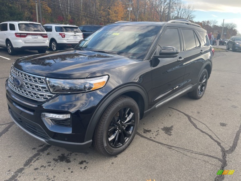2021 Explorer Limited 4WD - Agate Black Metallic / Ebony photo #7
