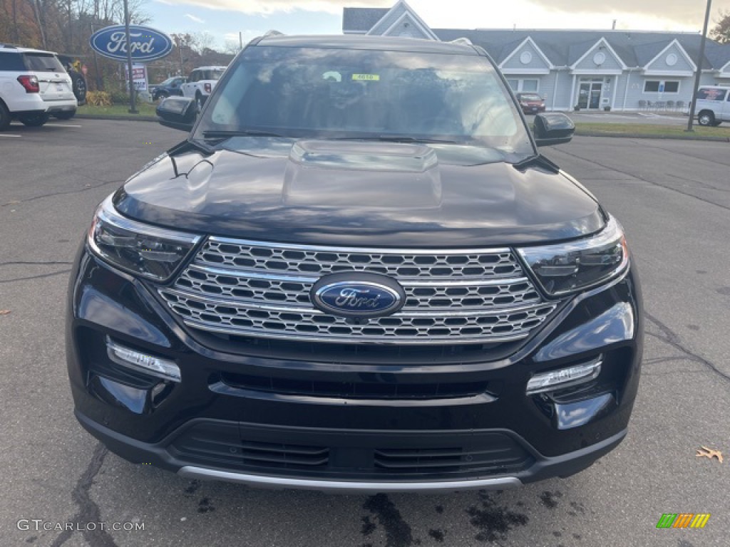 2021 Explorer Limited 4WD - Agate Black Metallic / Ebony photo #8