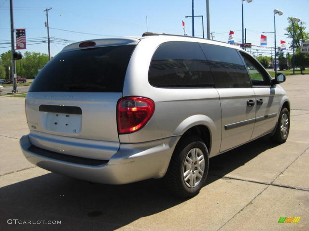 2005 Grand Caravan SE - Bright Silver Metallic / Medium Slate Gray photo #2