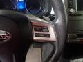 Off Black Leather 2013 Subaru Outback 2.5i Steering Wheel