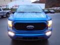 2021 Velocity Blue Ford F150 STX SuperCab 4x4  photo #7