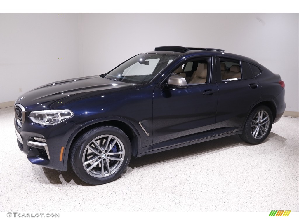 2019 X4 M40i - Carbon Black Metallic / Canberra Beige/Black photo #3