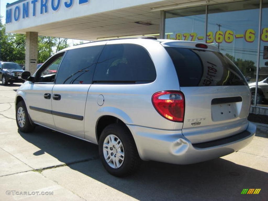2005 Grand Caravan SE - Bright Silver Metallic / Medium Slate Gray photo #5