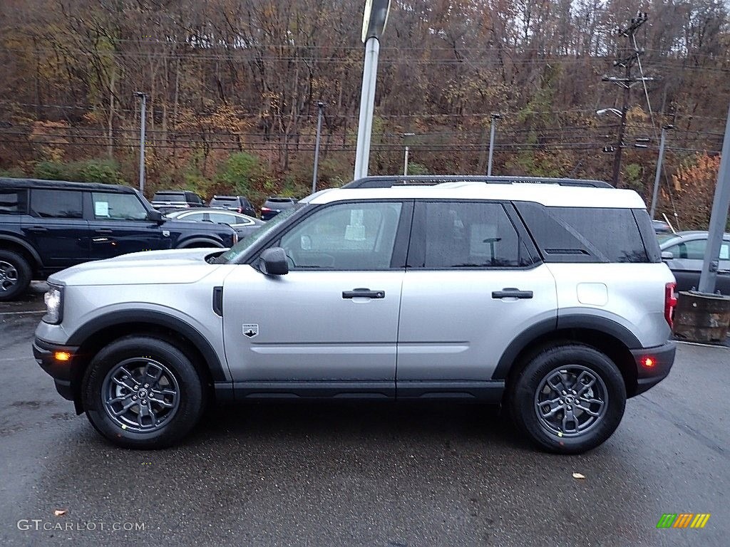 Iconic Silver Metallic 2021 Ford Bronco Sport Big Bend 4x4 Exterior Photo #143246724