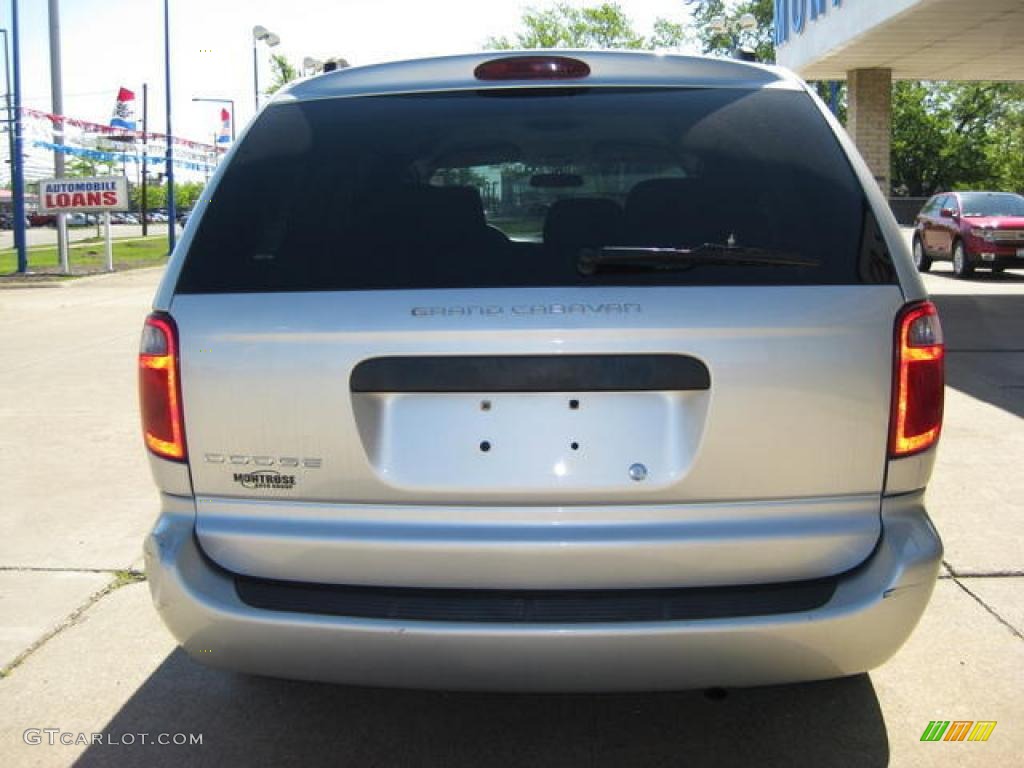 2005 Grand Caravan SE - Bright Silver Metallic / Medium Slate Gray photo #6