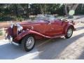 Autumn Red 1953 MG TD Roadster Exterior