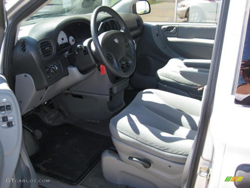 2005 Grand Caravan SE - Bright Silver Metallic / Medium Slate Gray photo #8
