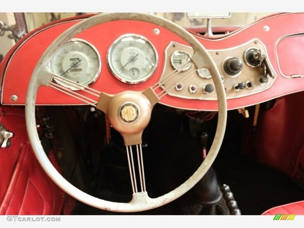 1953 MG TD Roadster Dashboard Photos