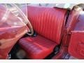 1953 MG TD Red Interior Front Seat Photo