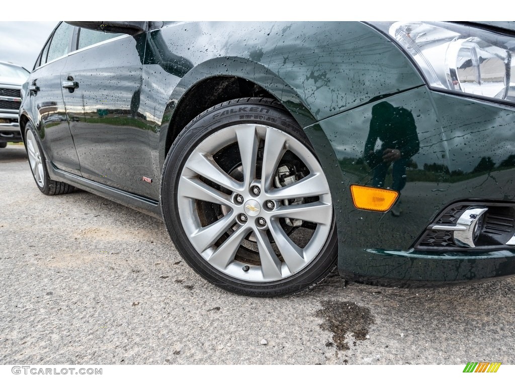 2014 Cruze LTZ - Black Granite Metallic / Jet Black/Brick photo #2