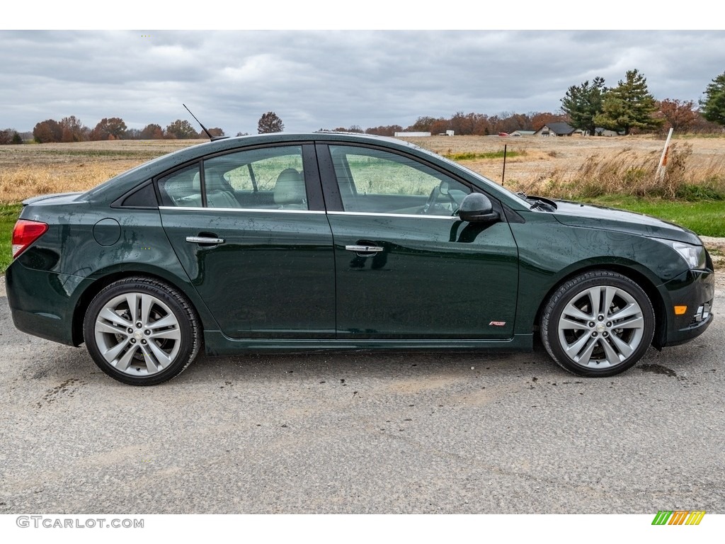 2014 Cruze LTZ - Black Granite Metallic / Jet Black/Brick photo #3