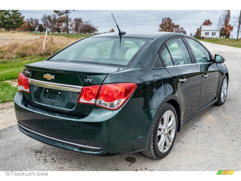 2014 Cruze LTZ - Black Granite Metallic / Jet Black/Brick photo #4