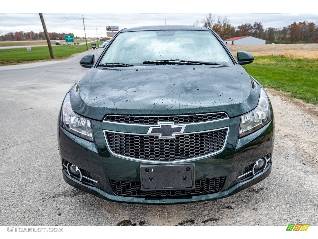 2014 Cruze LTZ - Black Granite Metallic / Jet Black/Brick photo #9