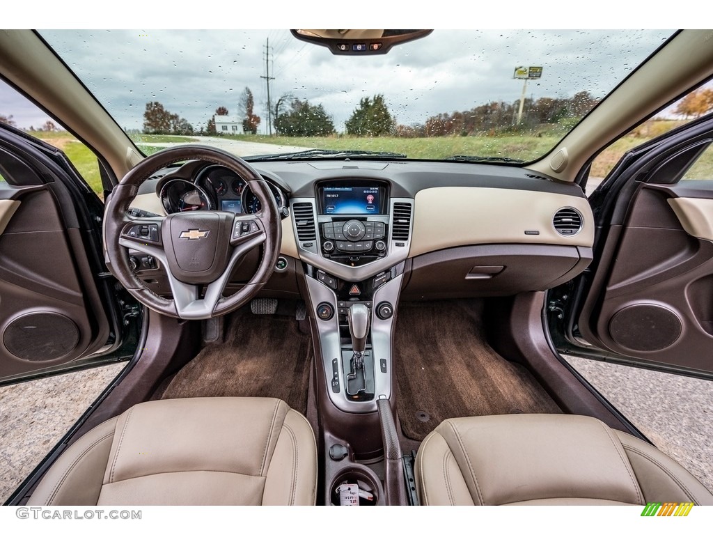 2014 Cruze LTZ - Black Granite Metallic / Jet Black/Brick photo #30