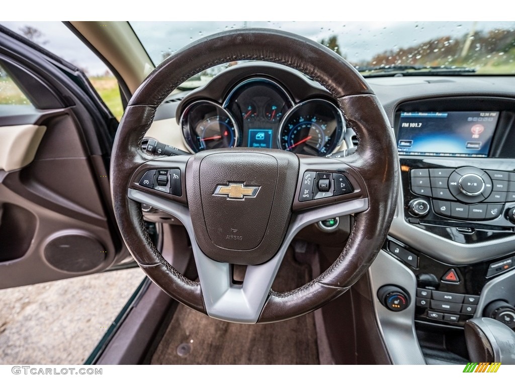 2014 Cruze LTZ - Black Granite Metallic / Jet Black/Brick photo #32