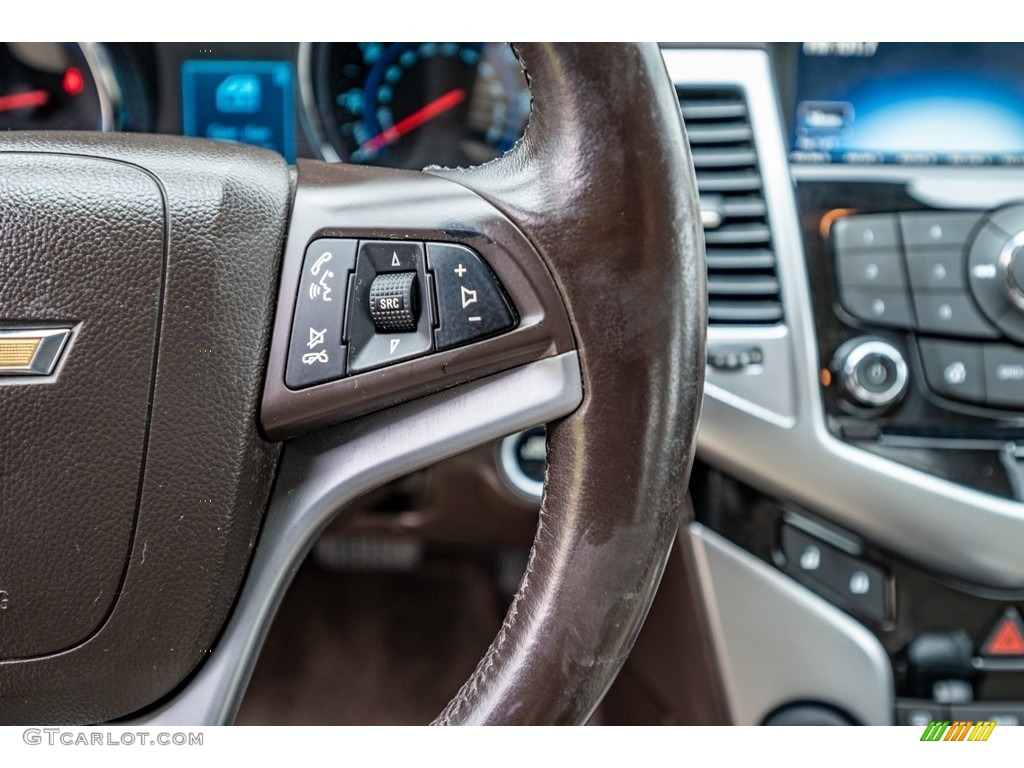 2014 Cruze LTZ - Black Granite Metallic / Jet Black/Brick photo #34