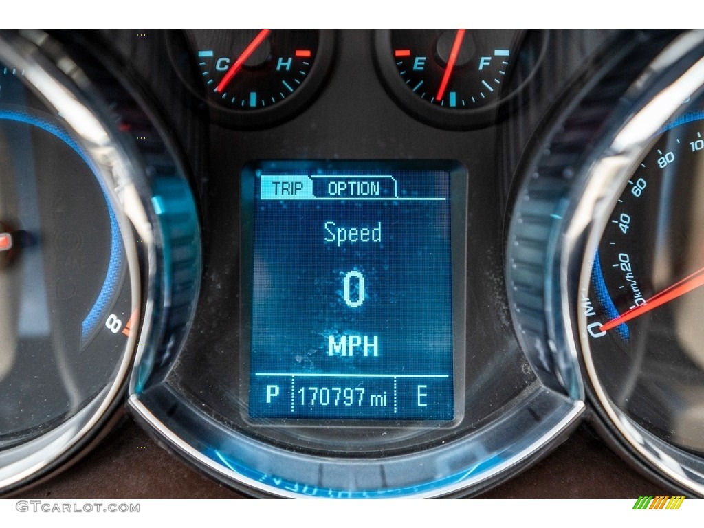 2014 Cruze LTZ - Black Granite Metallic / Jet Black/Brick photo #35