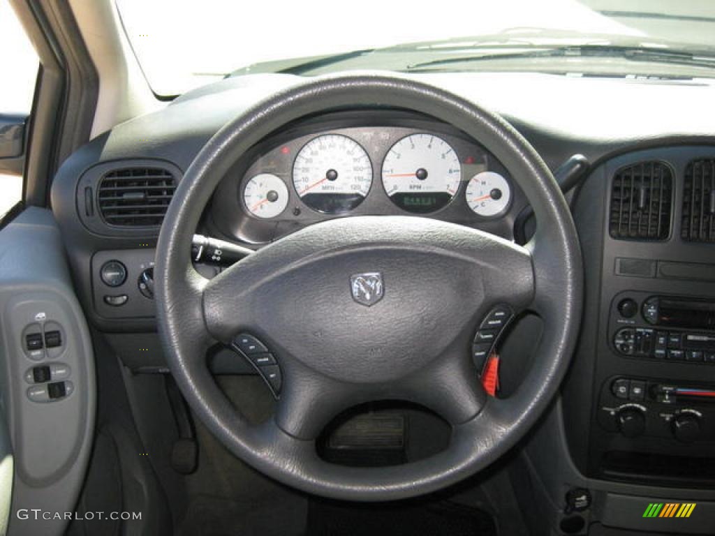 2005 Grand Caravan SE - Bright Silver Metallic / Medium Slate Gray photo #21