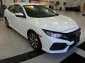 White Orchid Pearl - Civic LX Hatchback Photo No. 3