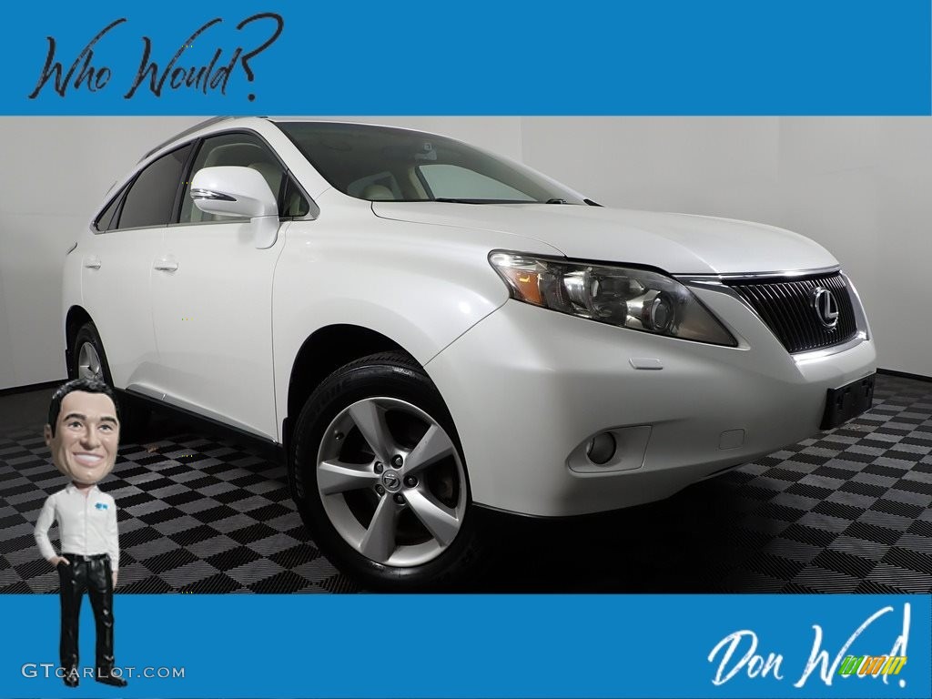 2011 RX 350 AWD - Starfire White Pearl / Parchment photo #1