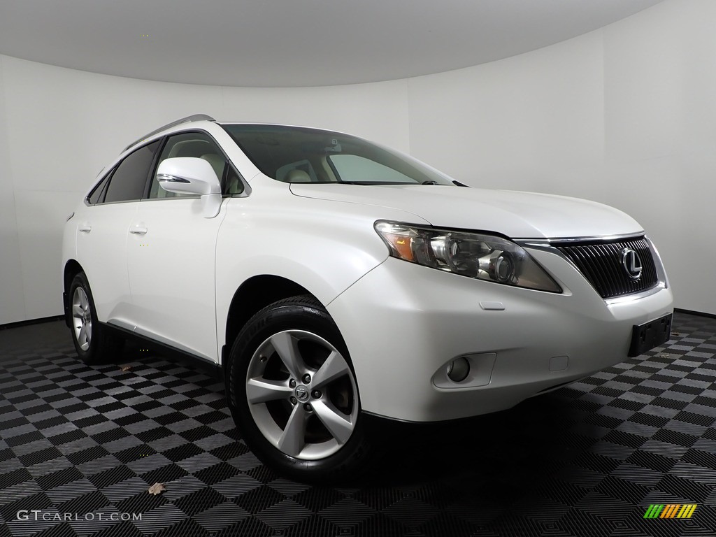 2011 RX 350 AWD - Starfire White Pearl / Parchment photo #3