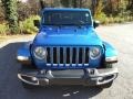 2021 Hydro Blue Pearl Jeep Gladiator Overland 4x4  photo #3