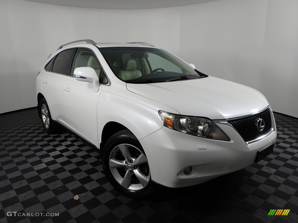 2011 RX 350 AWD - Starfire White Pearl / Parchment photo #4