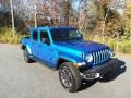 2021 Hydro Blue Pearl Jeep Gladiator Overland 4x4  photo #4