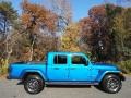 2021 Hydro Blue Pearl Jeep Gladiator Overland 4x4  photo #5