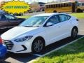 2017 White Hyundai Elantra SE  photo #1