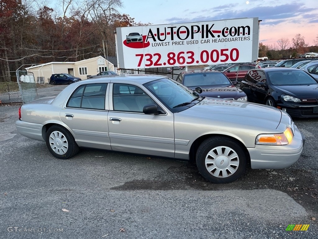 Silver Grey Metallic Ford Crown Victoria