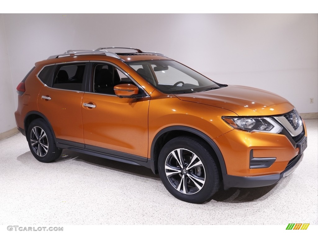 2019 Monarch Orange Metallic Nissan Rogue S AWD 143249339 Photo 8