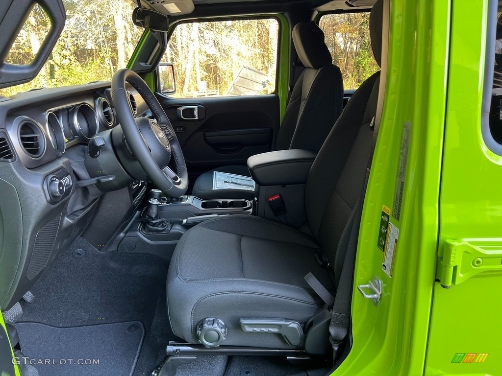 Black Interior 2021 Jeep Wrangler Unlimited Willys 4x4 Photo #143251829