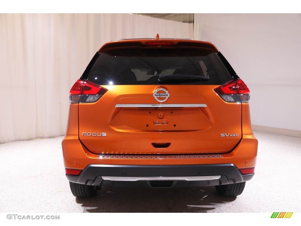 2019 Rogue S AWD - Monarch Orange Metallic / Charcoal photo #19