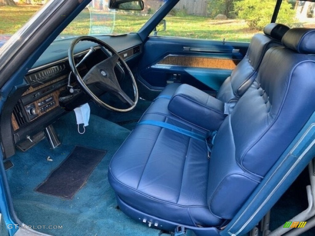 Dark Blue Interior 1970 Cadillac DeVille Convertible Photo #143251974