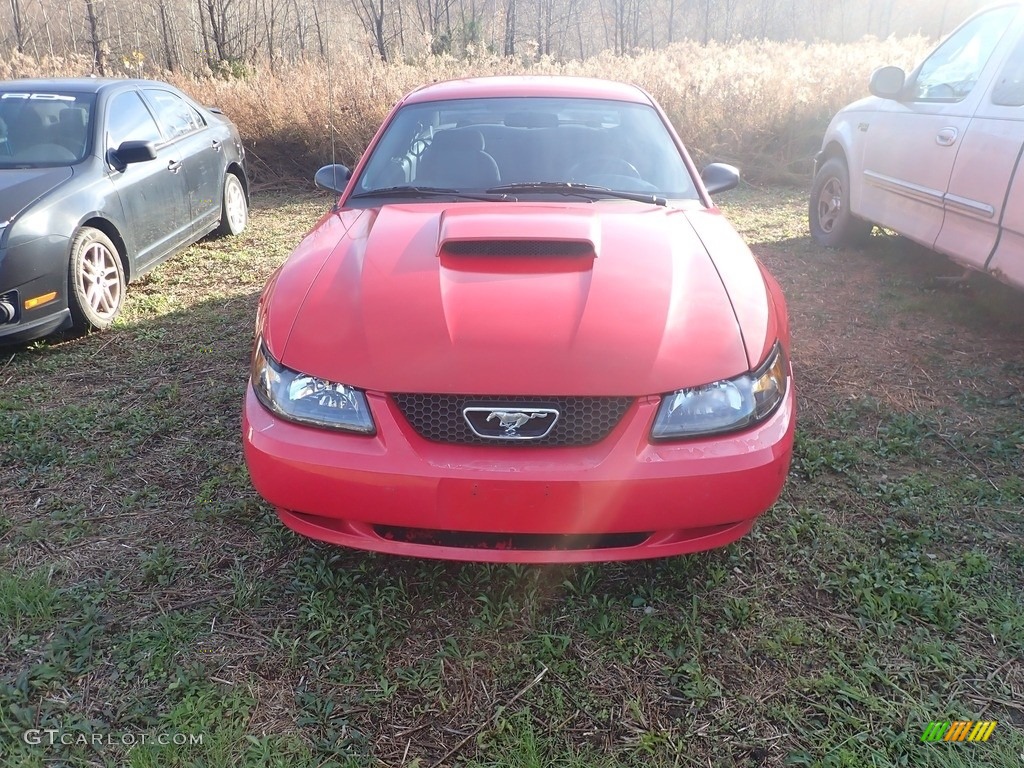 2004 Mustang V6 Coupe - Torch Red / Dark Charcoal photo #4