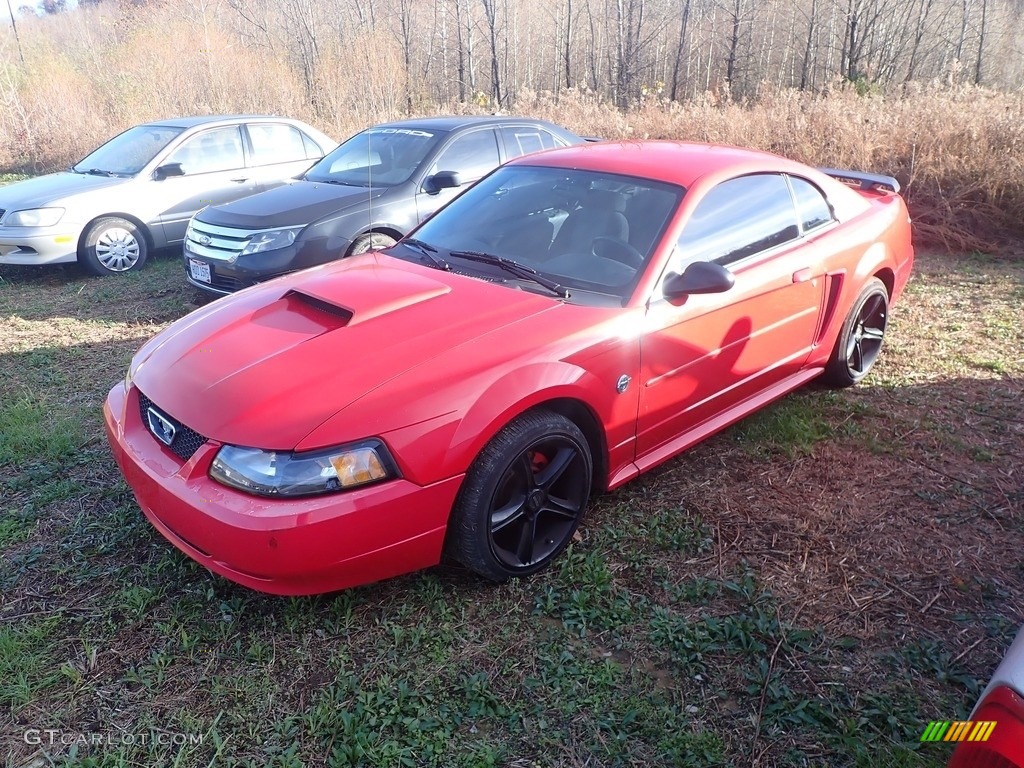 2004 Mustang V6 Coupe - Torch Red / Dark Charcoal photo #7