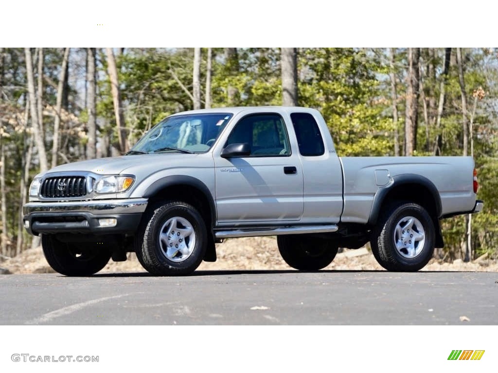 2004 Tacoma V6 Xtracab 4x4 - Lunar Mist Metallic / Charcoal photo #1