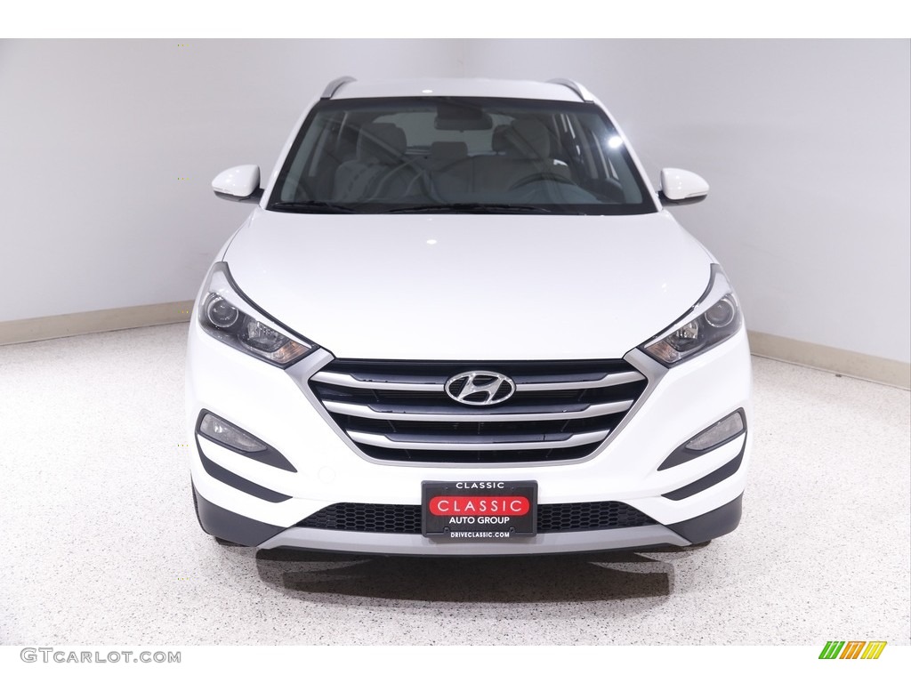 2018 Tucson Sport AWD - Dazzling White / Gray photo #2