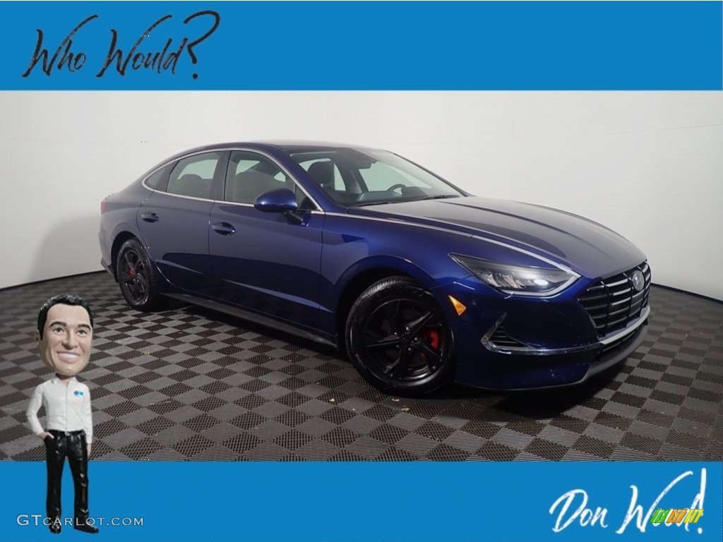 2020 Sonata SE - Stormy Sea / Black photo #1