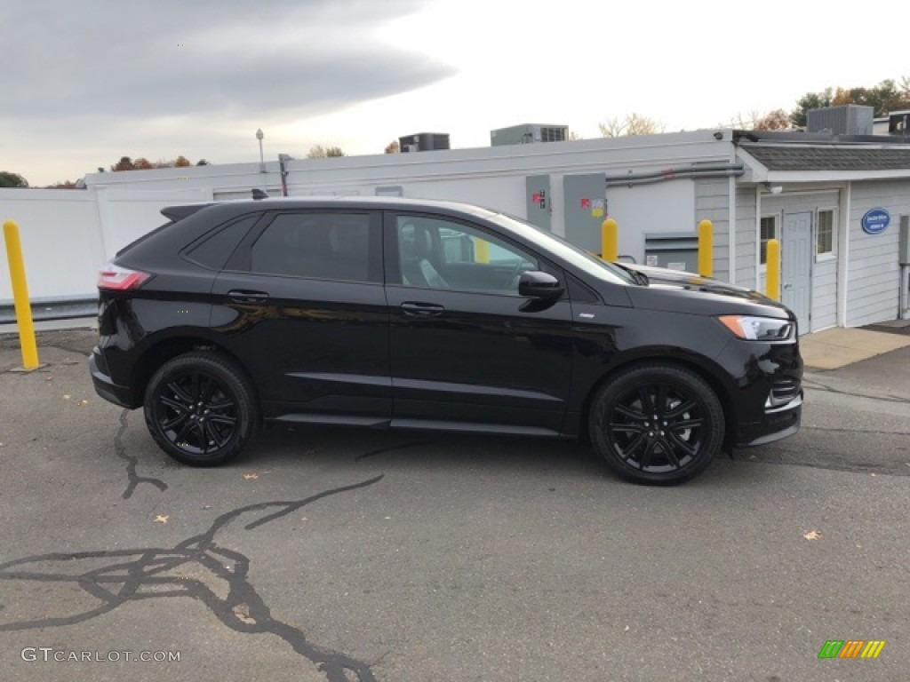 2021 Edge ST-Line AWD - Agate Black Metallic / Ebony photo #3