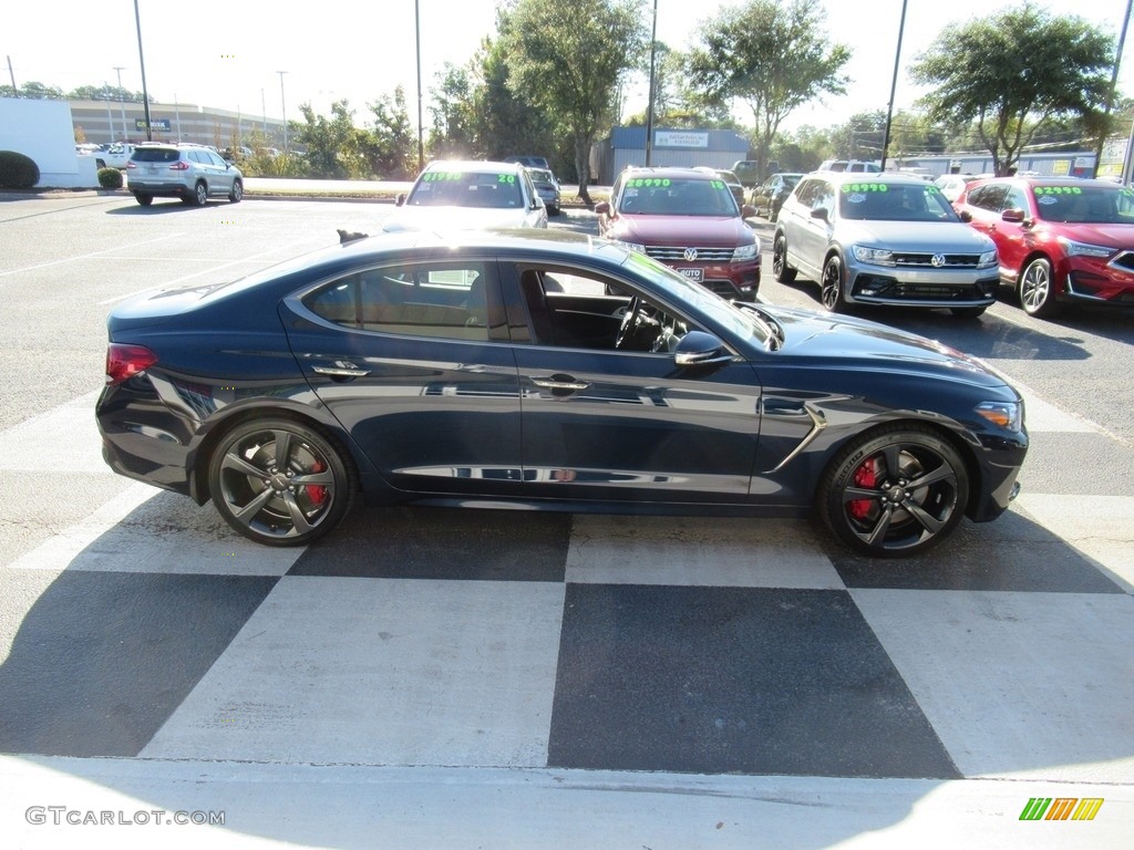 2020 Genesis G70 - Adriatic Blue / Black photo #3