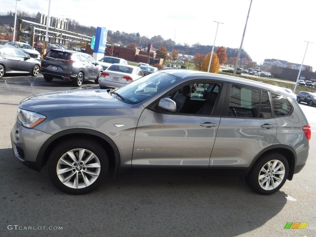 2015 X3 xDrive28i - Space Grey Metallic / Black photo #8