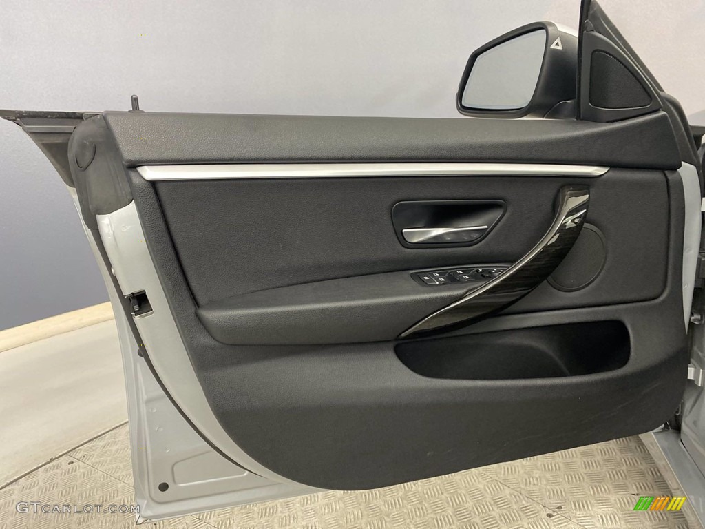 2019 4 Series 430i Gran Coupe - Glacier Silver Metallic / Black photo #12