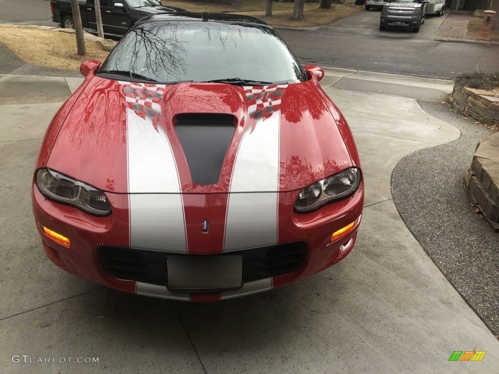 2002 Camaro Z28 Coupe - Bright Rally Red / Ebony Black photo #2