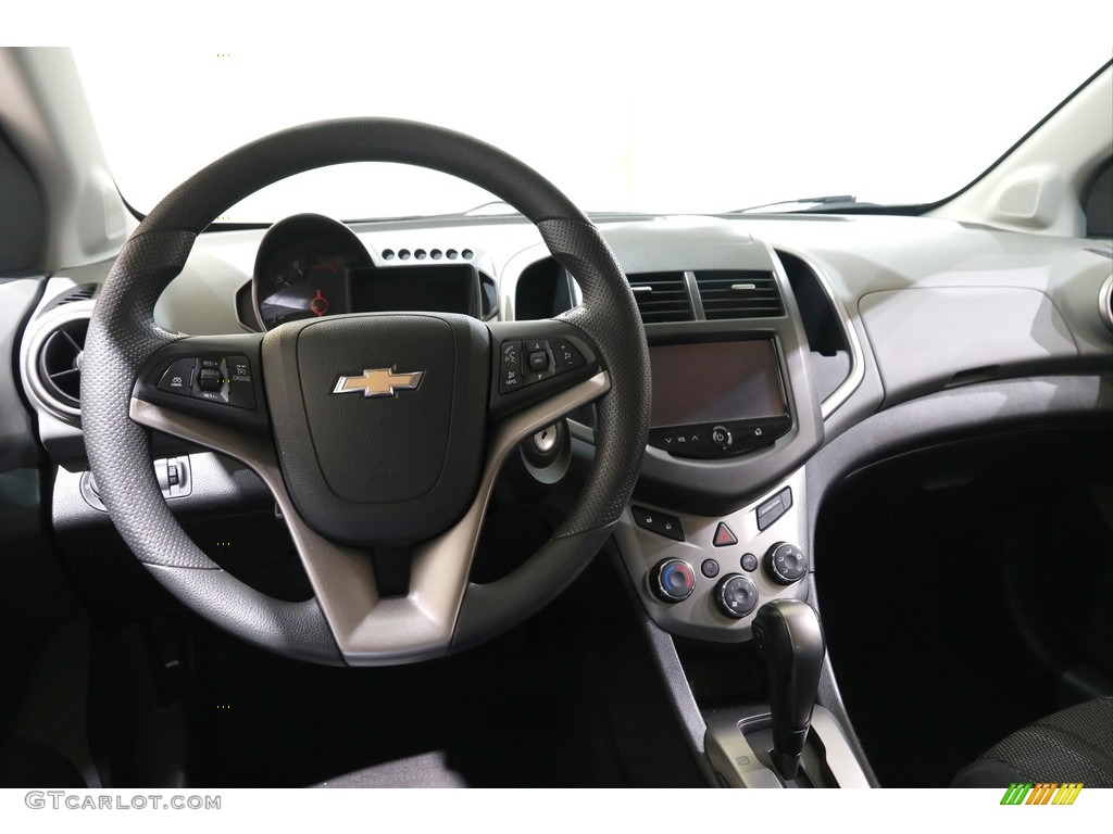 2016 Chevrolet Sonic LT Hatchback Jet Black/Dark Titanium Dashboard Photo #143257831