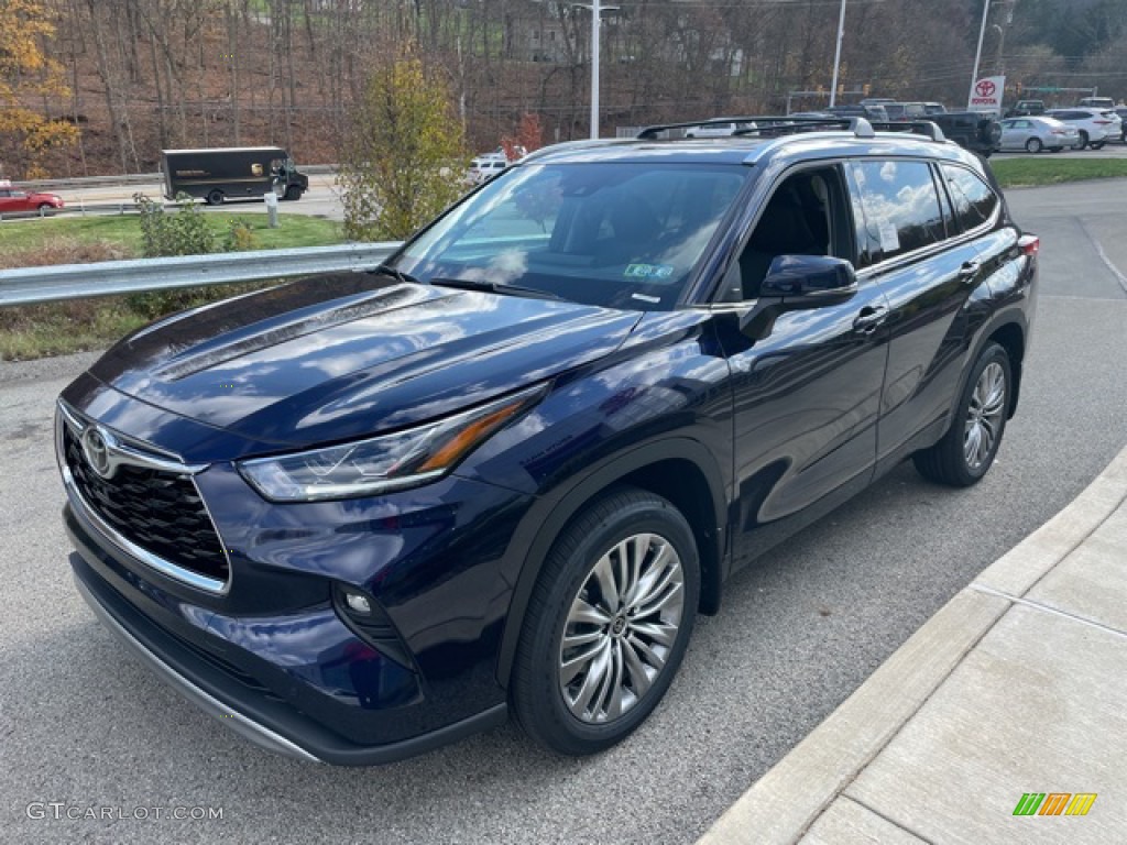 2022 Highlander Platinum AWD - Blueprint / Black photo #20