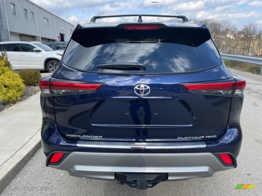 2022 Highlander Platinum AWD - Blueprint / Black photo #21